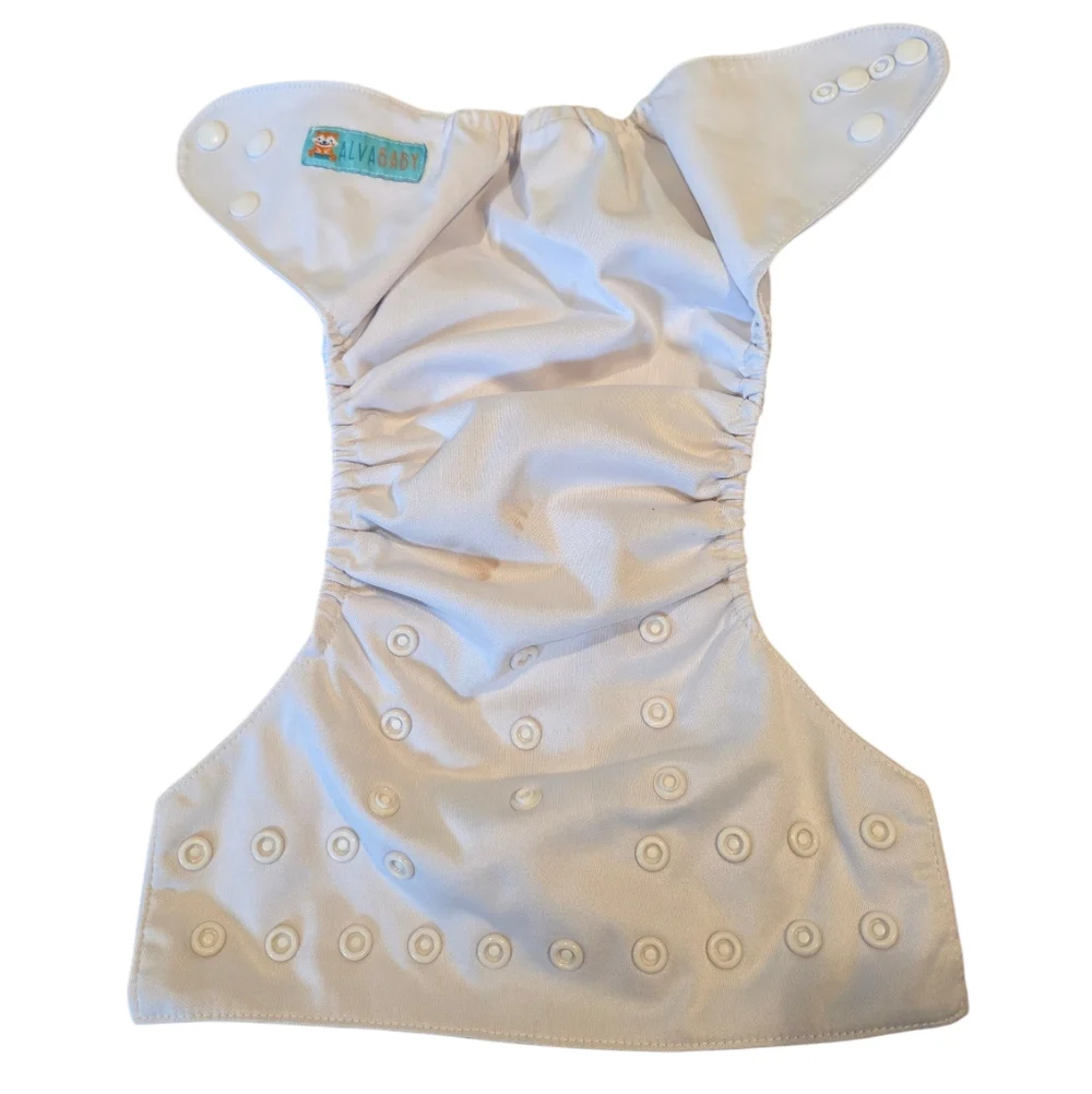 Alva Baby Cloth Diaper Lot 8 Pocket Diapers OS One Size